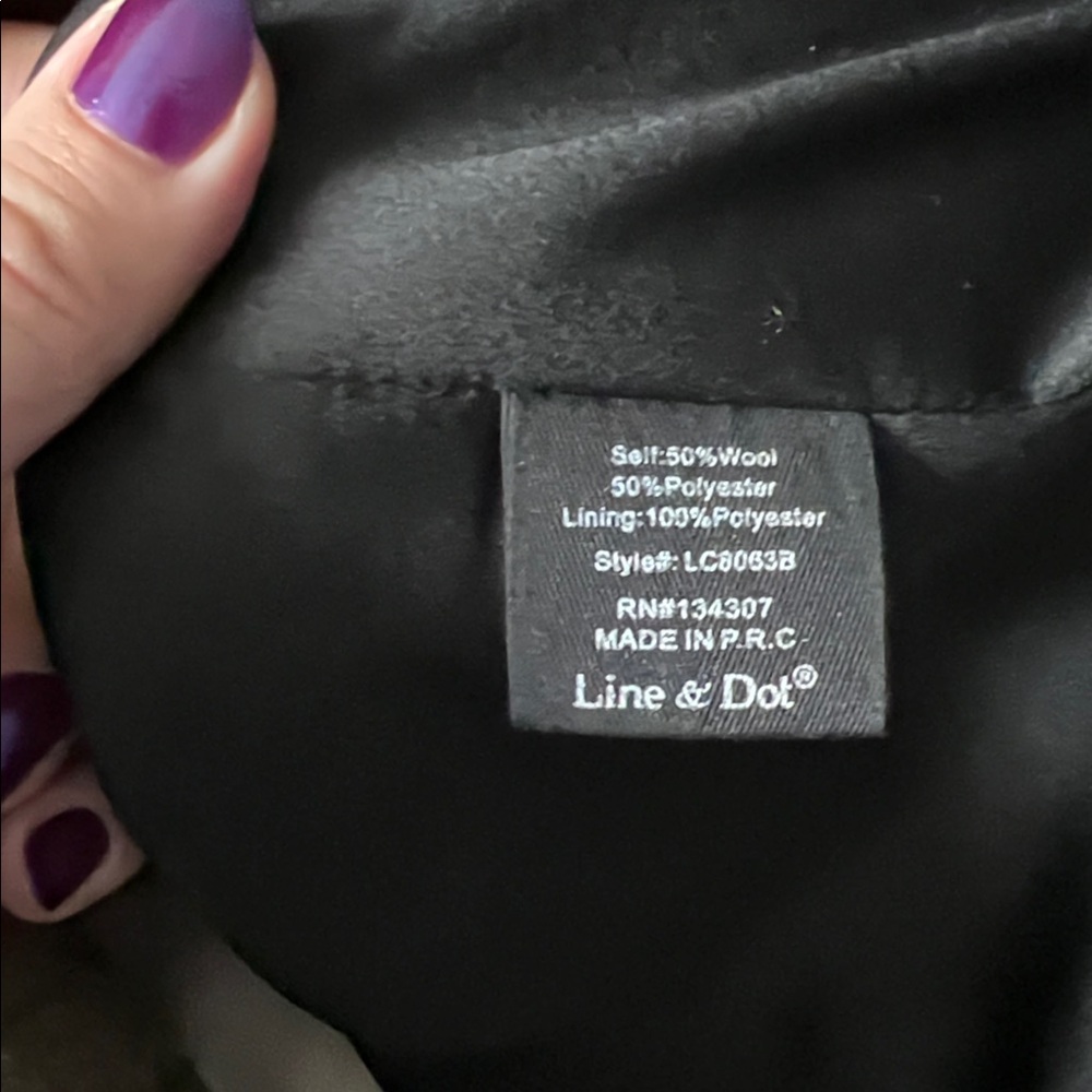 Line & Dot LEONORA Rich burnt orange Brown Coat S - Picture 7 of 9
